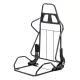 Кресло игровое геймерское Бюрократ VIKING KNIGHT LT15 FABRIC малиновый крестовина металл. Фото товара с разных ракурсов.