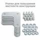 Стеллаж металлический  "ГРАФИТ MS KD-180/40-5", лофт, 1800х1000х400 мм, 5 полок, 291269, S240BR144593. Фото товара с разных ракурсов.