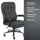 Кресло руководителя PREMIUM Heavy Duty HD-001, усиленное, НАГРУЗКА до 200 кг, экокожа. Фото товара с разных ракурсов.